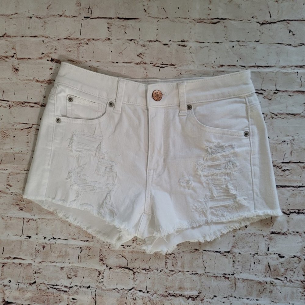 American Eagle Outfitters Super Stretch Hi-Rise Shortie, Size 4